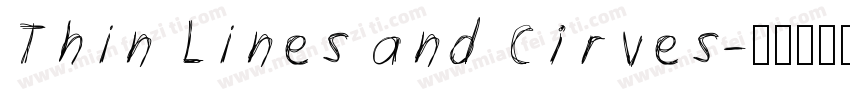 Thin Lines and Curves字体转换